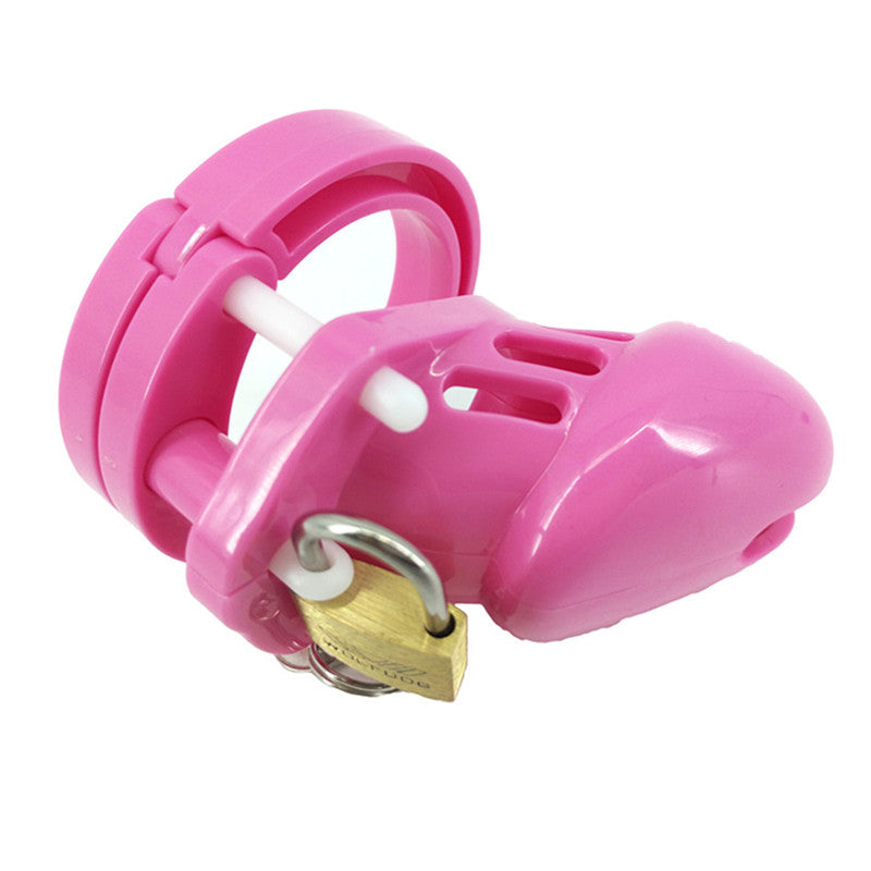 Bimbo Sissy Pink Chastity Cage - Sissy Lux