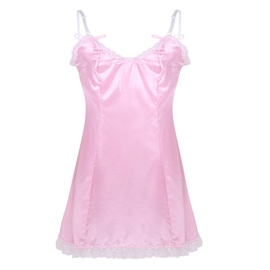 "Sissy Marilyn" Satin Dress - Sissy Lux