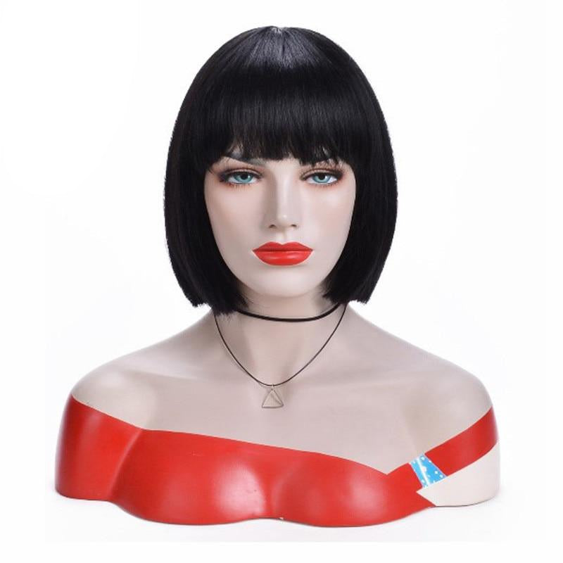 Short Bob Wig with Bangs - Sissy Lux