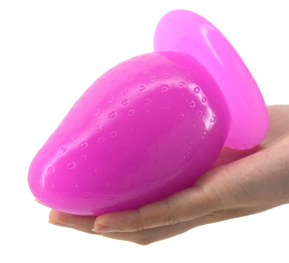 Strawberry Sissy Stuffer Butt Plug - Sissy Lux