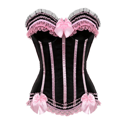 Sissy Corset - Bows & Ruffles - Sissy Lux