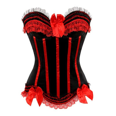 Sissy Corset - Bows & Ruffles - Sissy Lux