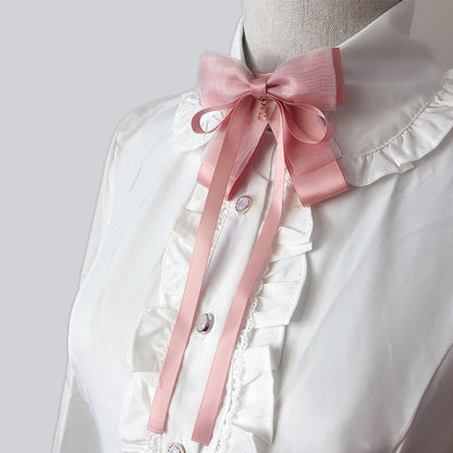 Sissy Satin Bow Brooch - Sissy Lux