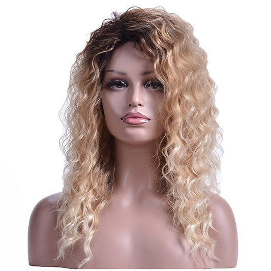 Curly Ombre Blonde Wig - Sissy Lux