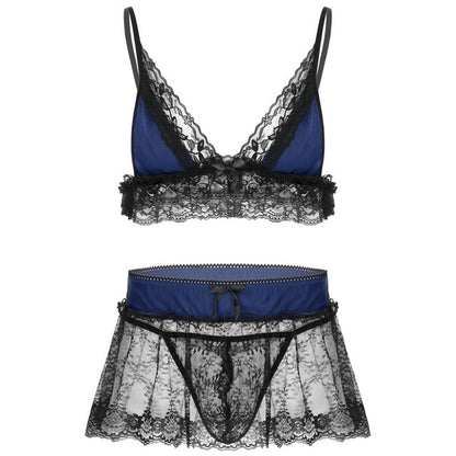 "Sissy Leonor" Lace Lingerie Set - Sissy Lux