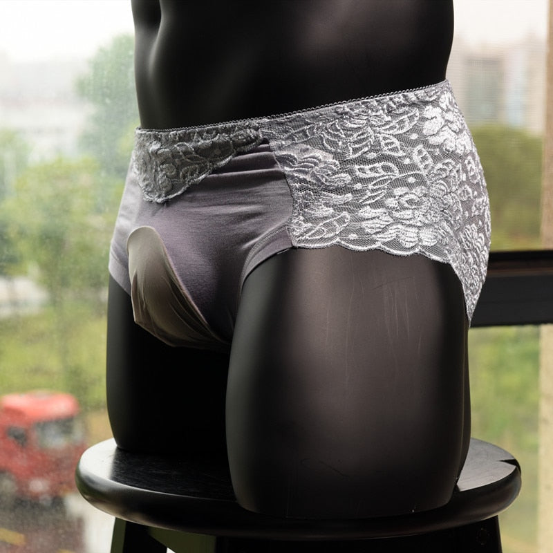 "Sissy Diana" Pouch Lace Briefs - Sissy Lux