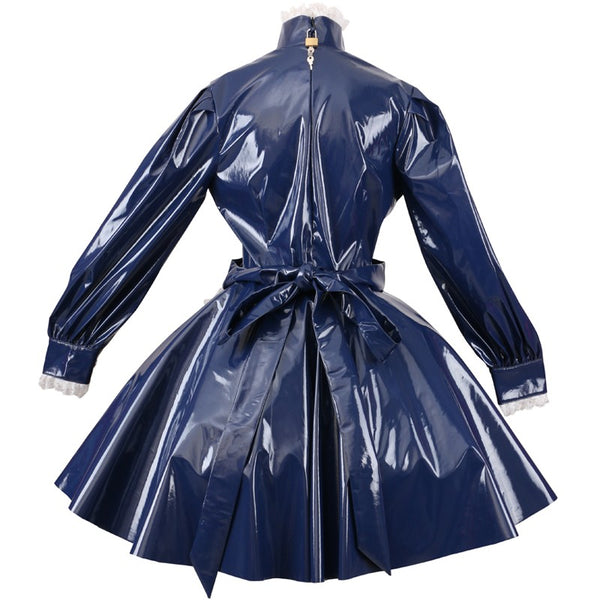 Lockable Blue Sissy Maid Dress – Sissy Lux