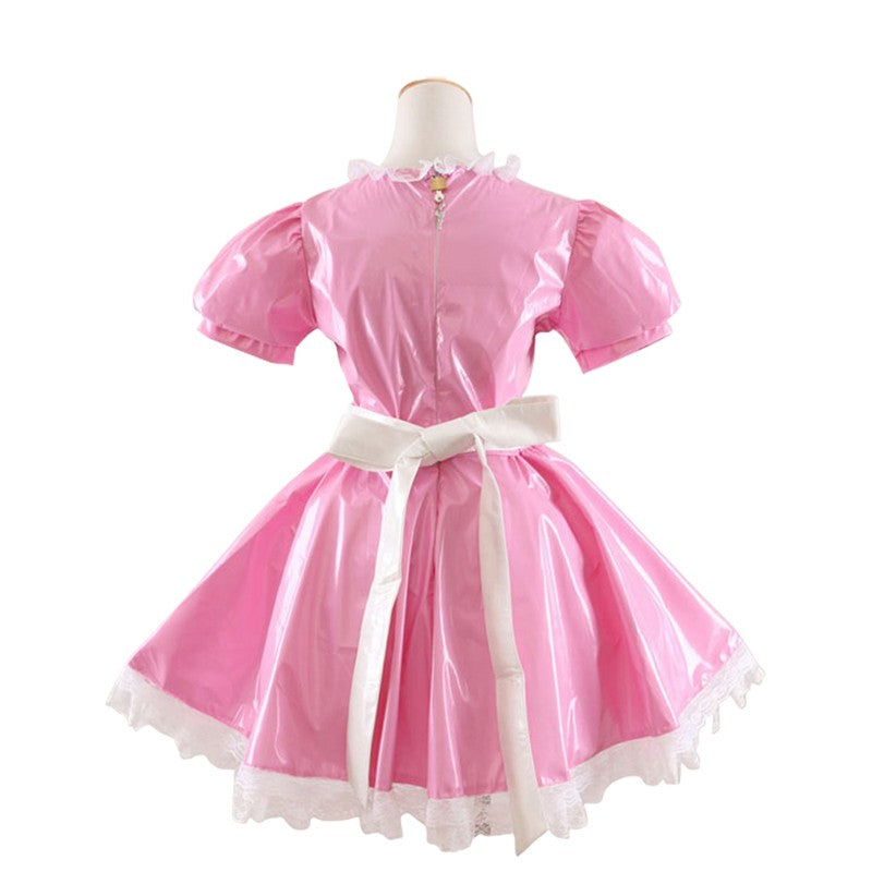 Sissy Maid Pink Dress - Sissy Lux