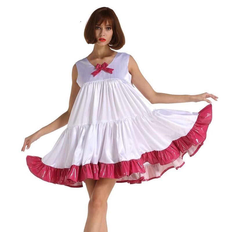 Lockable Sissy Bow Dress - Sissy Lux