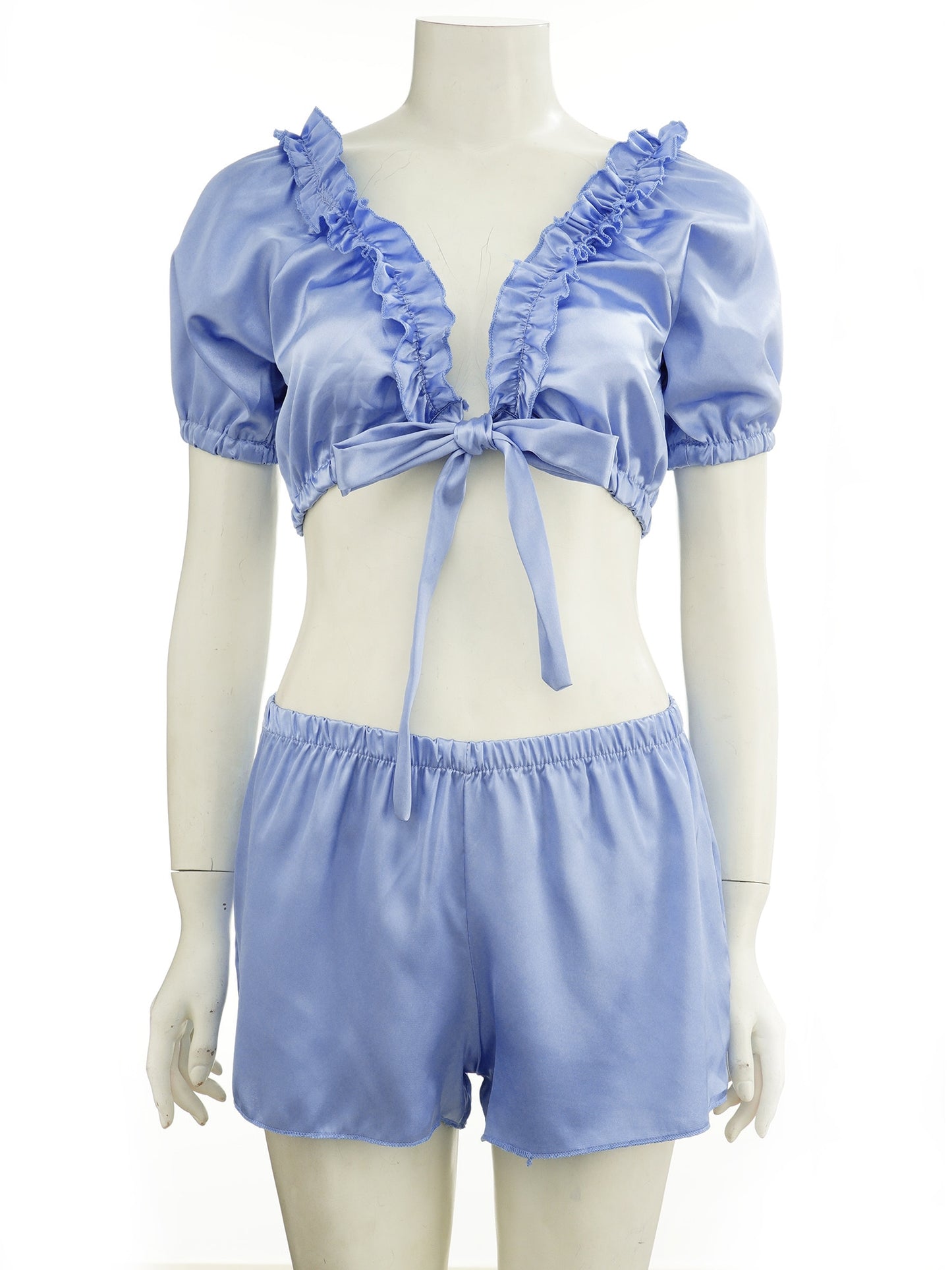 "Sweet Sissy" Satin Pajamas - Sissy Lux