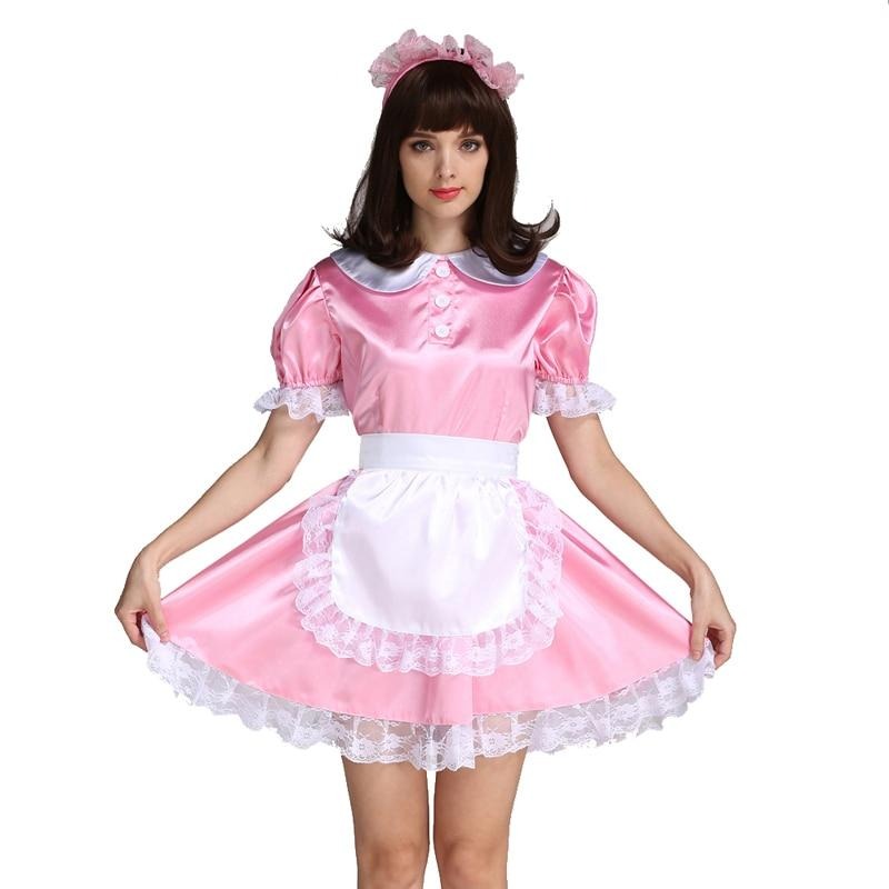 Lockable Sissy Maid Dress - Sissy Lux