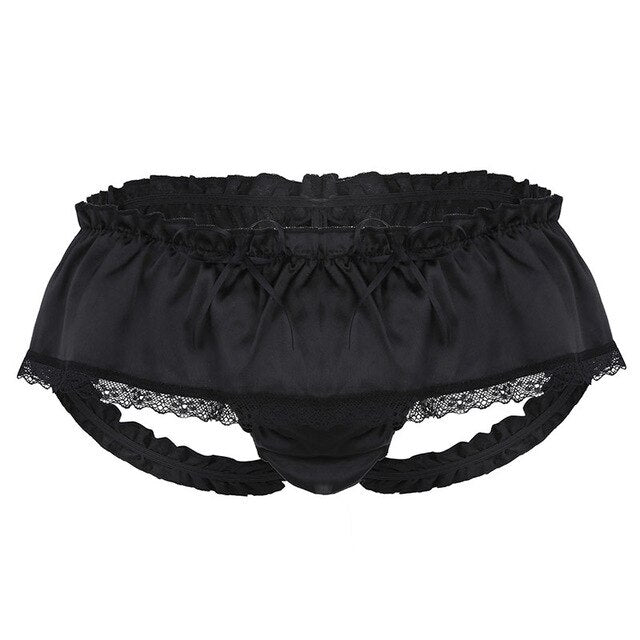 "Sissy Lola" Ruffled Satin Panties - Sissy Lux