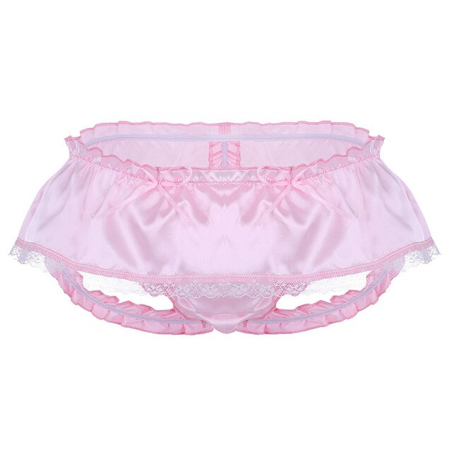 "Sissy Lola" Ruffled Satin Panties - Sissy Lux