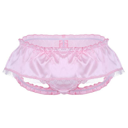 "Sissy Lola" Ruffled Satin Panties - Sissy Lux