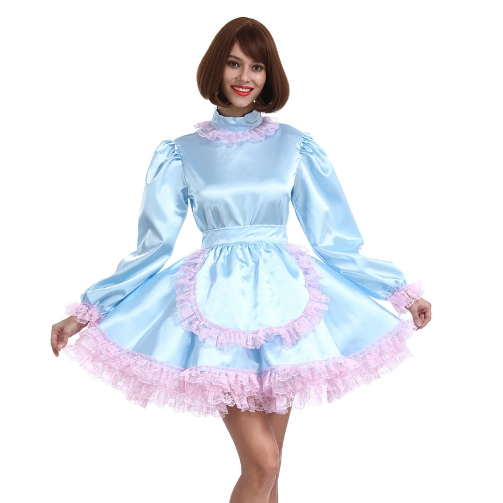 Lockable Sissy Maid Dress - Sissy Lux