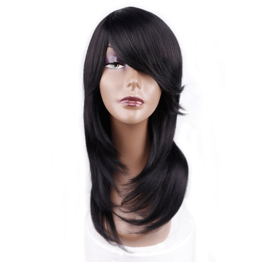 Medium Straight Wig With Bangs - Sissy Lux