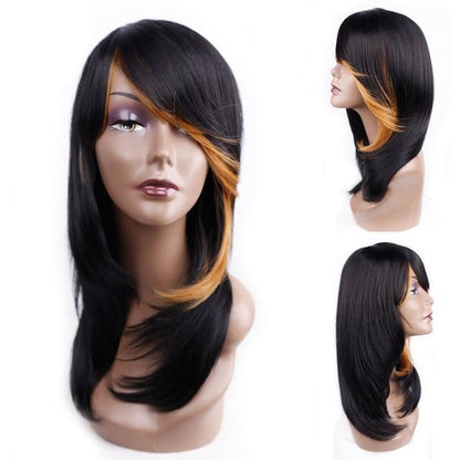 Medium Straight Wig With Bangs - Sissy Lux