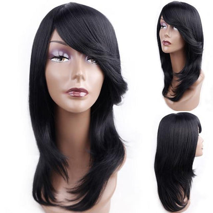 Medium Straight Wig With Bangs - Sissy Lux