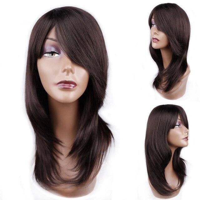 Medium Straight Wig With Bangs - Sissy Lux