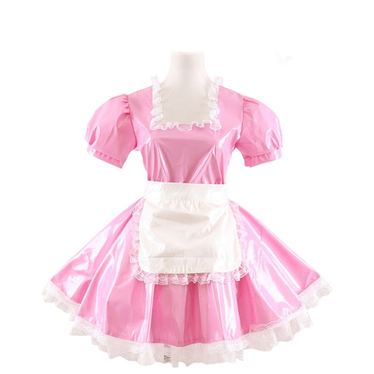 Sissy Maid Pink Dress - Sissy Lux