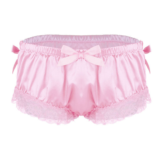 Satin Ruffled Sissy Panties - Sissy Lux