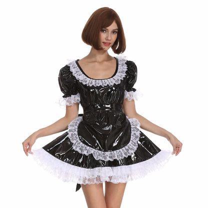 Cute Sissy Maid Puff Sleeve Dress - Sissy Lux