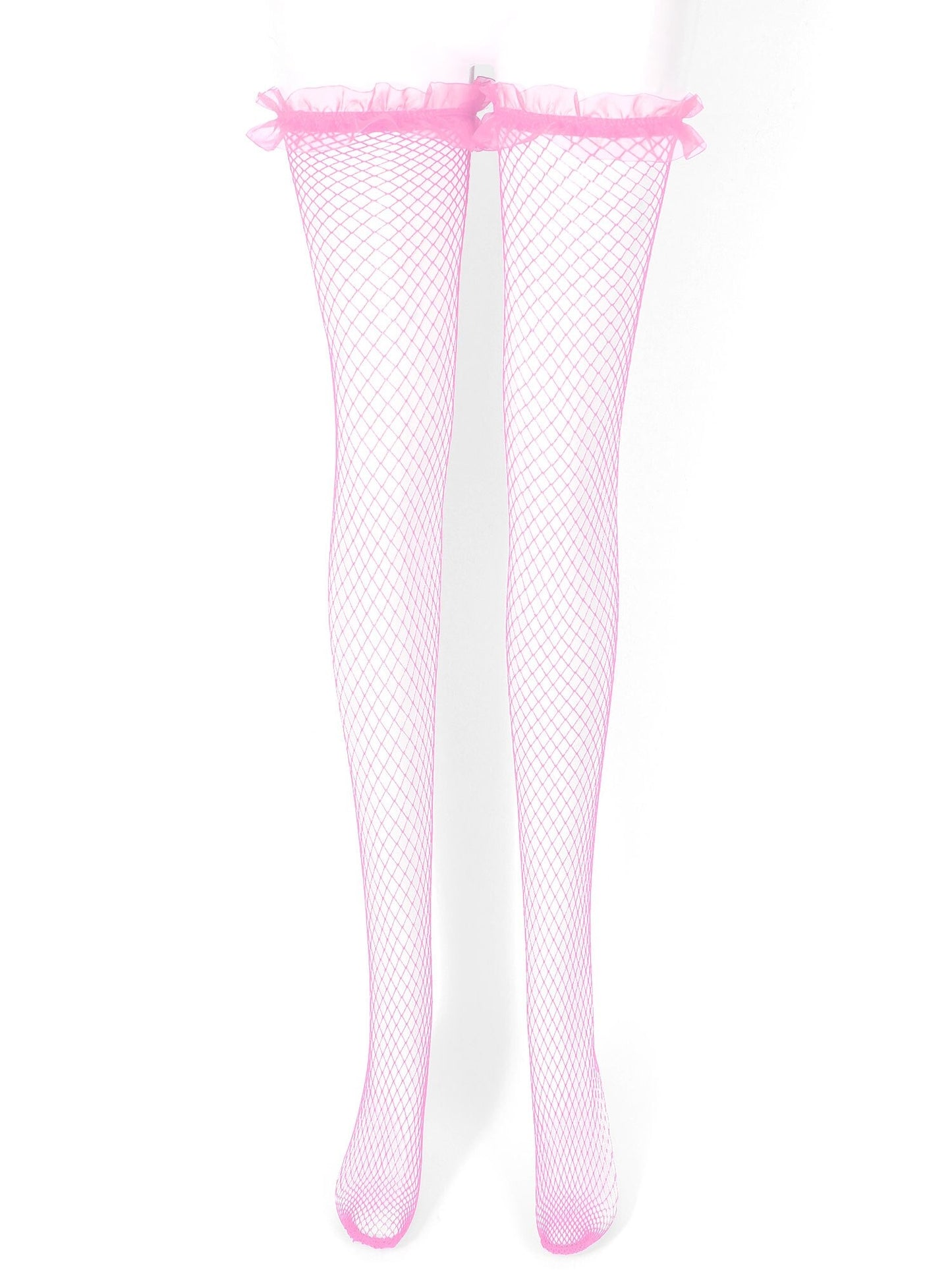 Pink Mesh Sissy Stockings - Sissy Lux