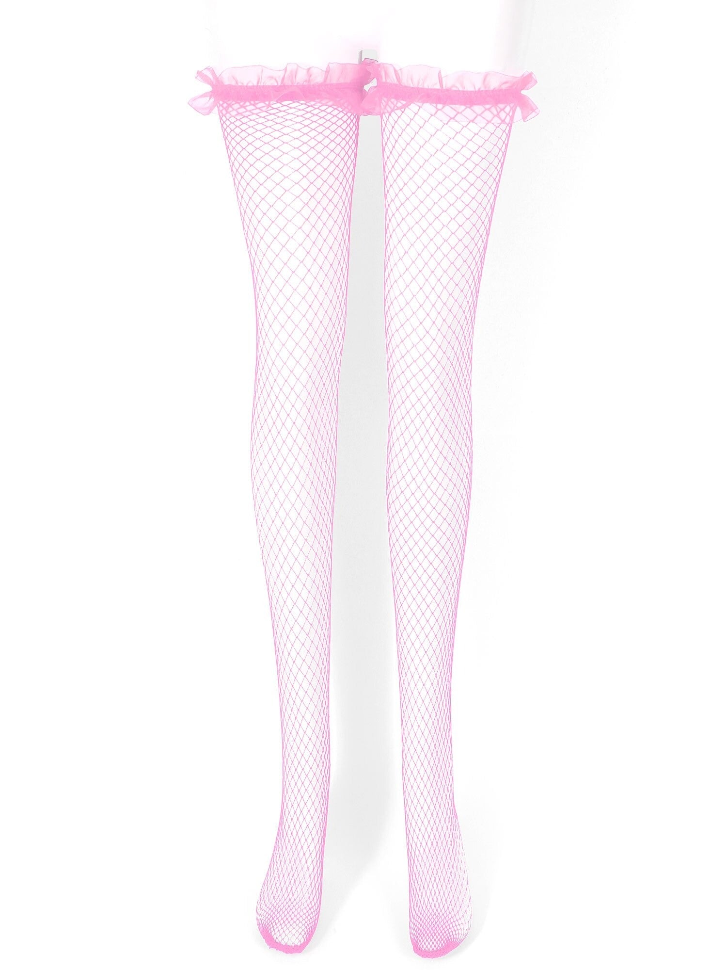 Pink Mesh Sissy Stockings - Sissy Lux