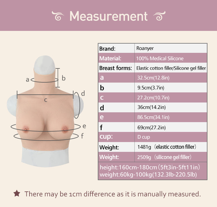 D Cup Silicone Breast Forms