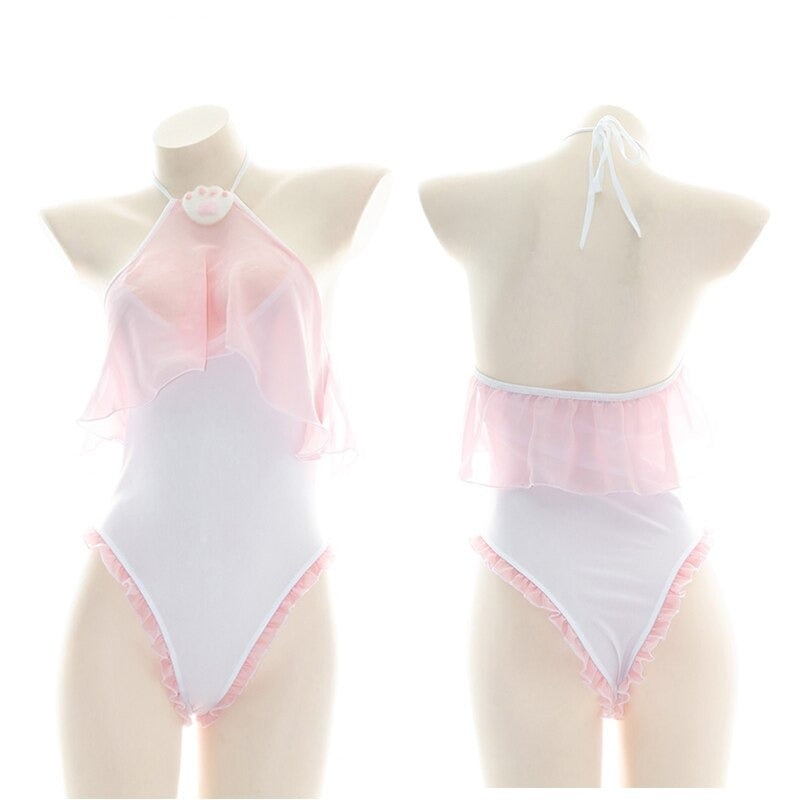 Girly Ruffles Bodysuit - Sissy Lux